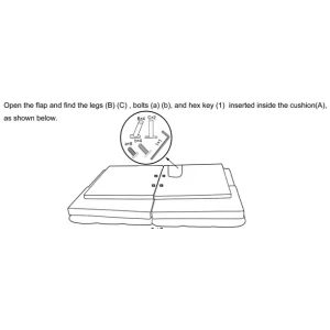 Image 2 of Mainstays Memory Foam Futon