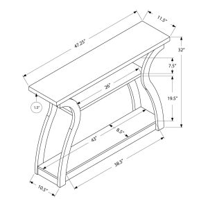 Image 2 of Monarch Contemporary Accent Table