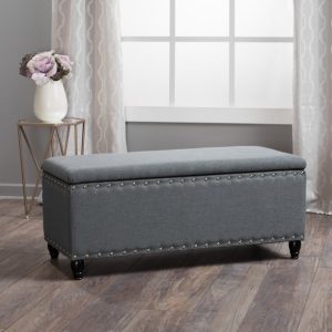 Image 2 of Tatiana Fabric Storage Indoor Bench