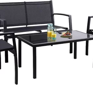 Image 2 of Vineego 4 Pieces Patio Furniture Outdoor furniture Outdoor Patio Furniture Set