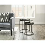 Better Homes & Gardens Tray Top Nesting Tables, Set of 2, Dark Walnut