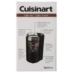 Cuisinart 12 Cup Coffee Bar Coffee Grinder, Black, DCG-20BKN