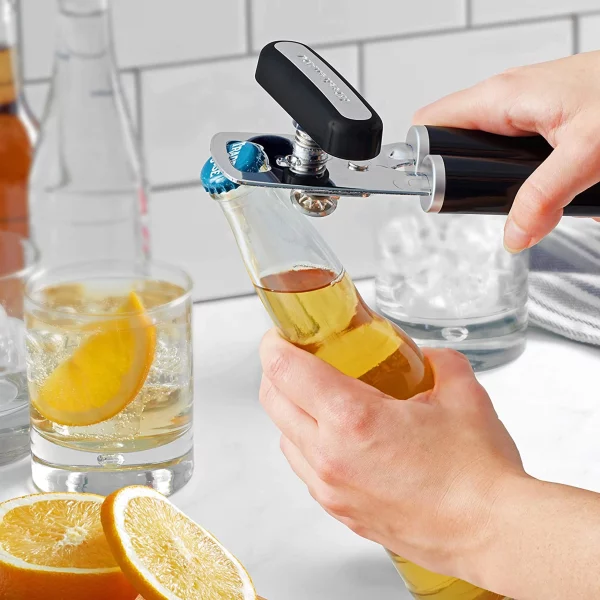 Kitchenaid Classic Multi-function Can Opener with Bottle Opener in Black