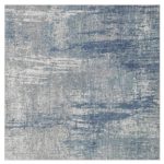 Ruggable Impasto Machine Washable Modern Gradient Area Rug 2' x 3', Blue Slate
