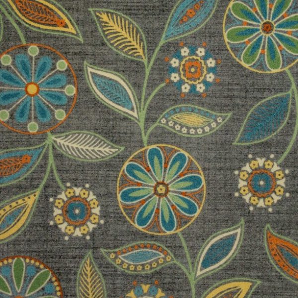 Mainstays Traditional Minerva Gray Multi Floral Area Rug, 1'8"x2'10"