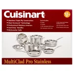 Cuisinart MultiClad Pro 12 Piece Stainless Steel Cookware Set