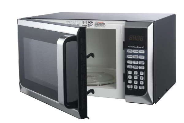 Hamilton Beach 0.9 Cu. Ft. Stainless Steel Countertop Microwave Oven