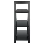 Winsome Wood Aaron 3-Tier A-Frame Shelf, Black Finish