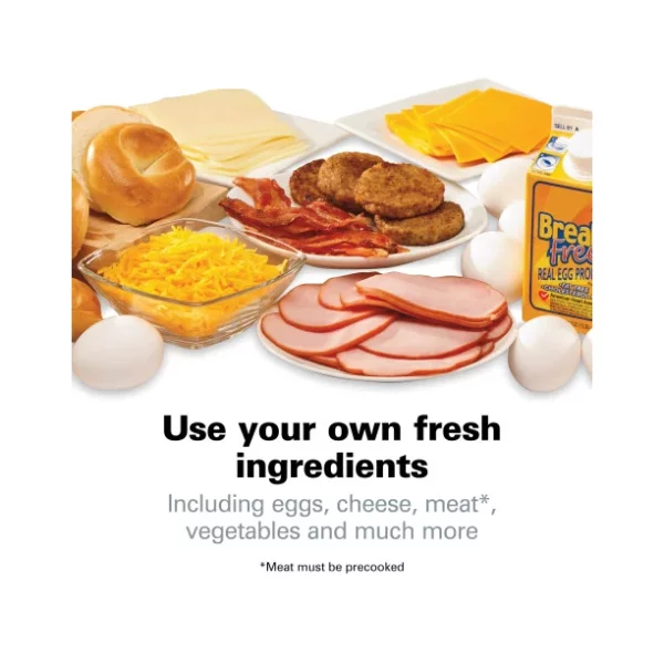 Hamilton Beach Breakfast Sandwich Maker, Black, Model 25621