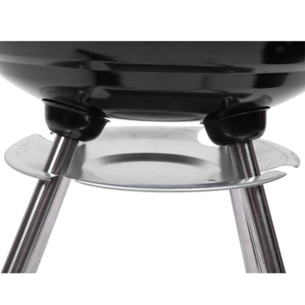 Ktaxon Portable Steel Charcoal Grill BBQ Grill Spherical Design in Black