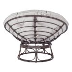 Papasan Chair 46" Wide, Pumice Gray, Upholstery
