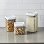 Better Homes & Gardens Canister Pack of 3 - Square Flip-Tite Food Storage Container Set