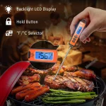 ThermoPro TP01A Digital Meat Thermometer with Long Probe Instant Read Food Cooking Thermometer For Grilling BBQ Smoker Grill Kitchen Oil Candy Thermometer