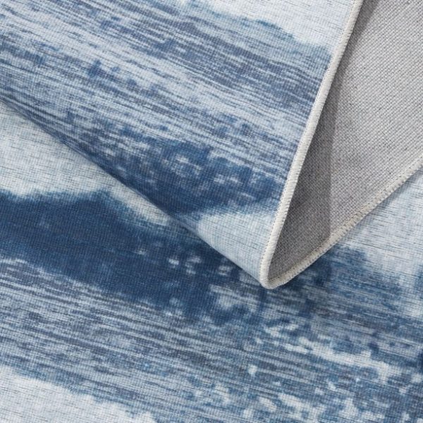 Wanda June Home Tie Dye Washable Area Rug, Grey, 3'9" x 5'5" by Miranda Lambert