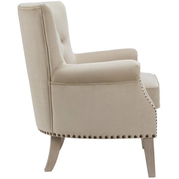 Better Homes & Gardens Accent Chair, Living Room & Home Office, Beige