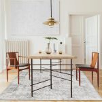 ReaLife Rugs Machine Washable Printed Vintage Distressed Trellis Ivory-Gray Eco-friendly Recycled Fiber Area Runner Rug (3' x 5')