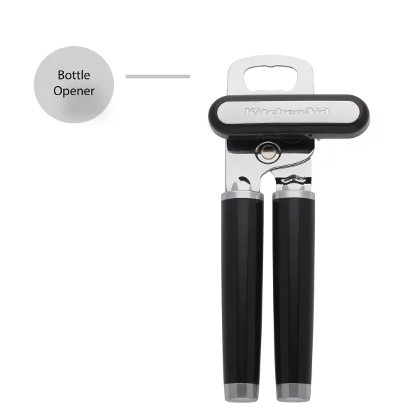 Kitchenaid Classic Multi-function Can Opener with Bottle Opener in Black