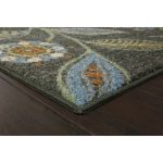 Mainstays Traditional Minerva Gray Multi Floral Area Rug, 1'8"x2'10"