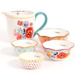 The Pioneer Woman Flea Market 5-Piece Prep Set, Measuring Bowls & Cup