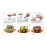 Farberware Professional Salad Spinner Green with White Lid