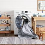 Wanda June Home Diamond Washable Area Rug, Light Grey, 3'9" x 5'5" by Miranda Lambert