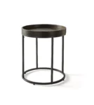 Better Homes & Gardens Tray Top Nesting Tables, Set of 2, Dark Walnut