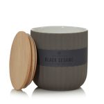 Chesapeake Bay Candle Minimalist Collection Black Sesame - 10.1oz Soft-Touch Medium Ribbed Jar Candle