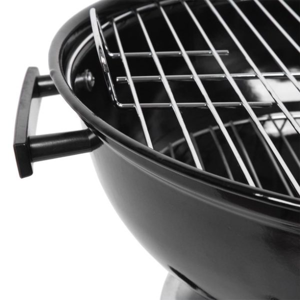 Ktaxon Portable Steel Charcoal Grill BBQ Grill Spherical Design in Black