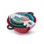 Farberware Professional Soft Grips Set of 3 Colanders in Assorted Colors
