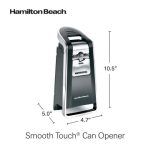 Hamilton Beach Smooth Touch Can Opener, Model 76606Z
