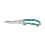 The Pioneer Woman Pioneer Signature 14-Piece Stainless Steel Knife Block Set, Teal