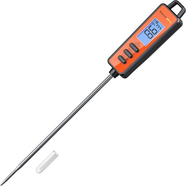 ThermoPro TP01A Digital Meat Thermometer with Long Probe Instant Read Food Cooking Thermometer For Grilling BBQ Smoker Grill Kitchen Oil Candy Thermometer