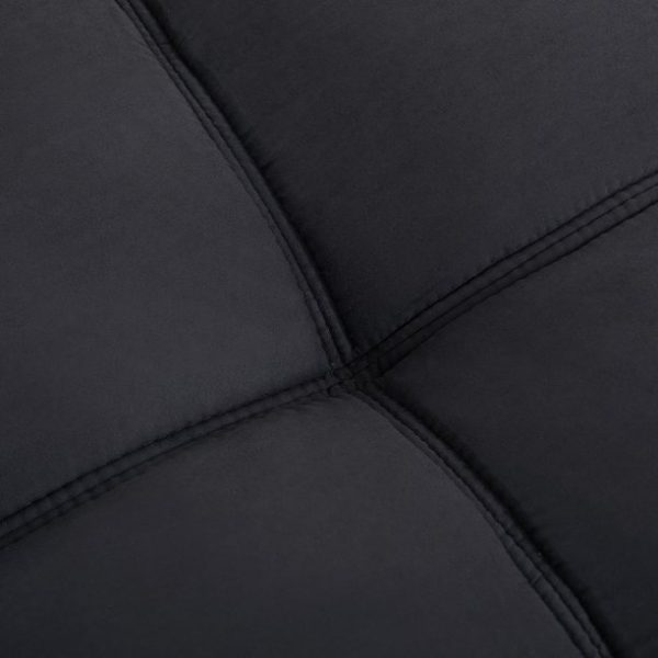 Mainstays Memory Foam Futon, Black Faux Suede Fabric