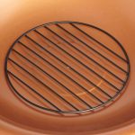 John Timberland Copper and Black Outdoor Fire Pit Round 30" Steel Wood Burning with Spark Screen and Fire Poker for Backyard Patio Camping