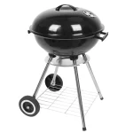 Ktaxon Portable Steel Charcoal Grill BBQ Grill Spherical Design in Black