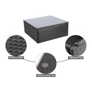 LACOO 5 Pieces Outdoor Indoor Furniture Sectional Sofa Modern img 2