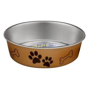 Loving Pets Bella Bowl Medium Champagne, 1.0 CT(1)