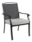 Mainstays Alexandra Square 3-Piece Outdoor Furniture Patio Bistro Set, Gray
