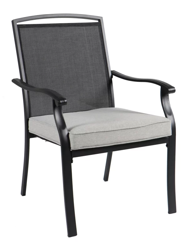 Mainstays Alexandra Square 3-Piece Outdoor Furniture Patio Bistro Set, Gray