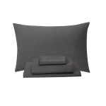 Mainstays Black 8 Piece Bed in a Bag Comforter Set With Sheets, Queen