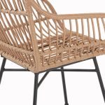 Mainstays Brayhills Bistro Patio Furniture Set, Nature, 3-Piece