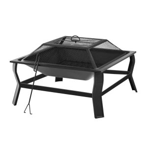 Mainstays Greyson 30” Square Wood Burning Fire Pit Image 2
