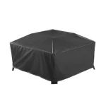 Mainstays Greyson 30” Square Wood Burning Fire Pit with Mesh Screen