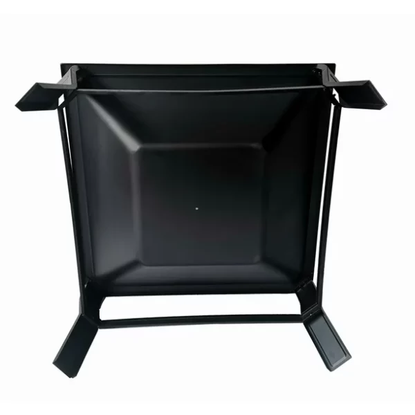 Mainstays Greyson 30” Square Wood Burning Fire Pit with Mesh Screen