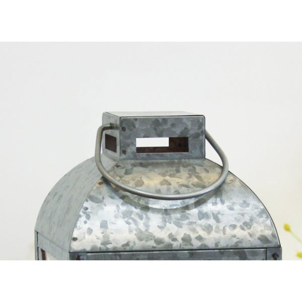 Mainstays Medium Galvanized Metal Candle Holder Lantern