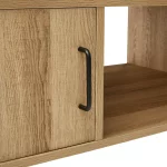 Mainstays Modern Hairpin Rectangle Coffee Table, Oak