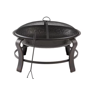 Mainstays Owen Park 28 inch Round Wood Burning Fire Pit