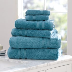 Mainstays Performance Solid 6 Piece Towel Set Image 2
