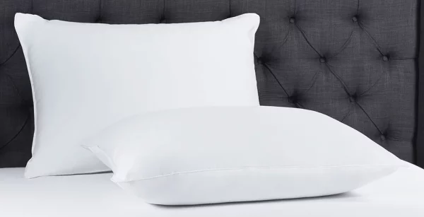 Mainstays Plush Microfiber Bed Pillows, 2 Pack, Standard
