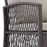 Mainstays Sanza Rattan 4-Piece Wicker Patio Furniture Conversation Set, Beige